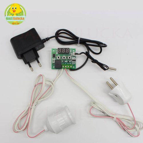 Dijital Termostat Hazır Civciv Kafes Kümes Isıtma Sistemi Ana Kucağı Seti