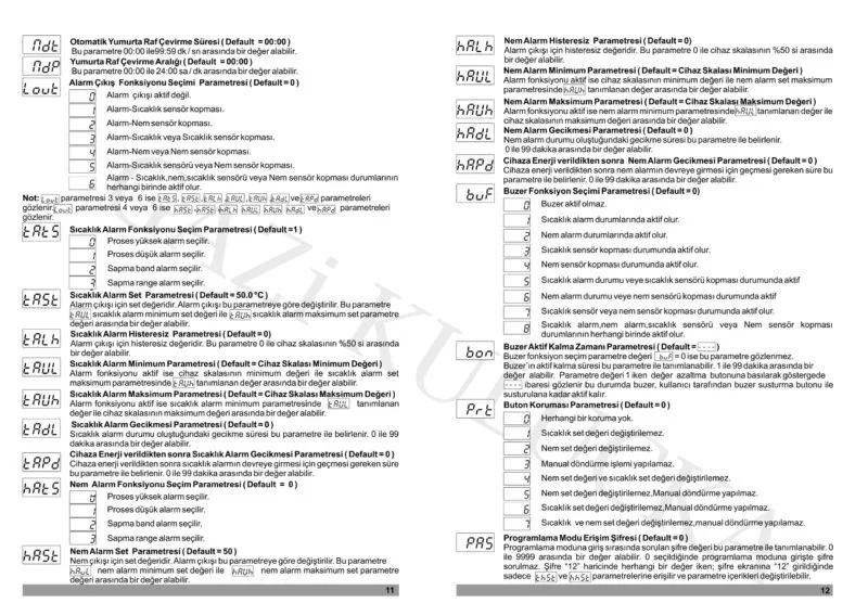 Emko ESM 3722 SSR Çıkışlı Kuluçka Kontrol Cihazı + Nem Probu - Görsel 7