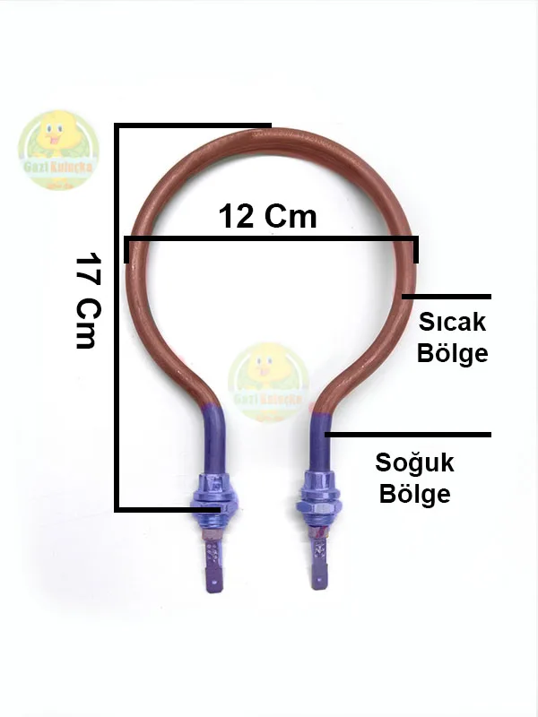 Kuluçka Makinesi Rezistansı 220 v 400 w 17 x 12 cm Rezistans Özel Üretim - Görsel 2