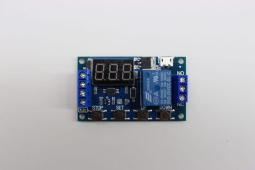 Dijital Göstergeli Zaman Ayarlı Röle Zaman Modülü Zaman Rölesi 12v 220 Kontrol