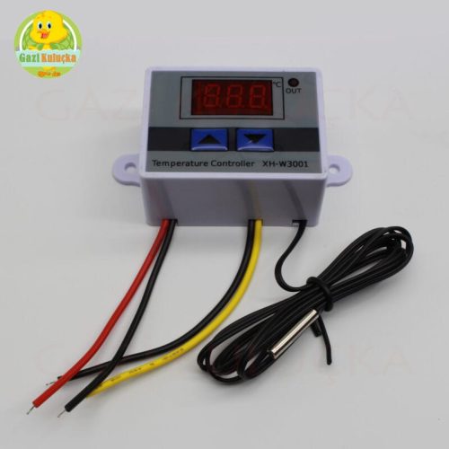 Alternative view of Dijital Termostat DC 12V Dijital Isı Kontrol Aleti Isı Sensörü XH-W3001