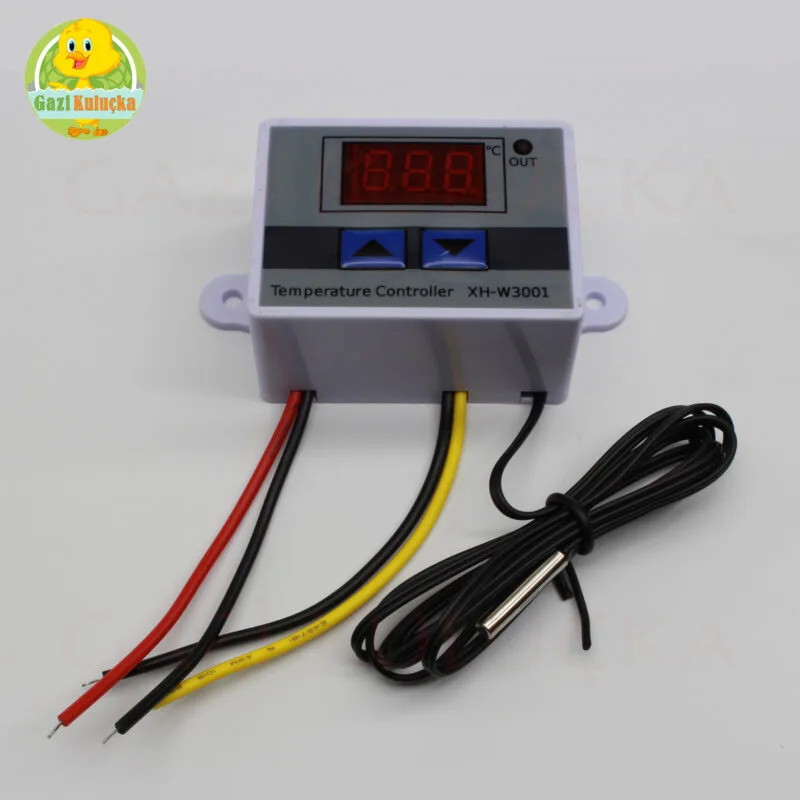 Dijital Termostat AC 220V Dijital Isı Kontrol Aleti Isı Sensörü XH-W3001 - Görsel 2
