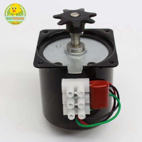 Kuluçka Çevirme Motoru 14W - 220 V (60Kg) (65Kg) Rpm Kaliteli Motor