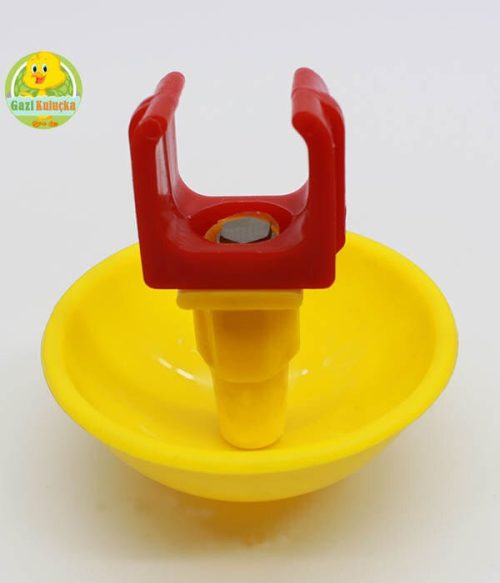 Kare Boru Nipel Uyumlu Yaylı Çanak Suluk Civciv Tavuk Otomatik Suluk