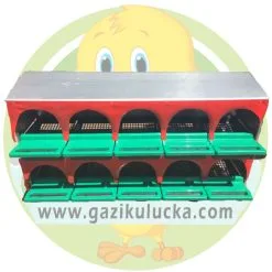 10 Gözlü Otomatik Plastik Tavuk Folluk Sepetli Temizlenebilir Folluk