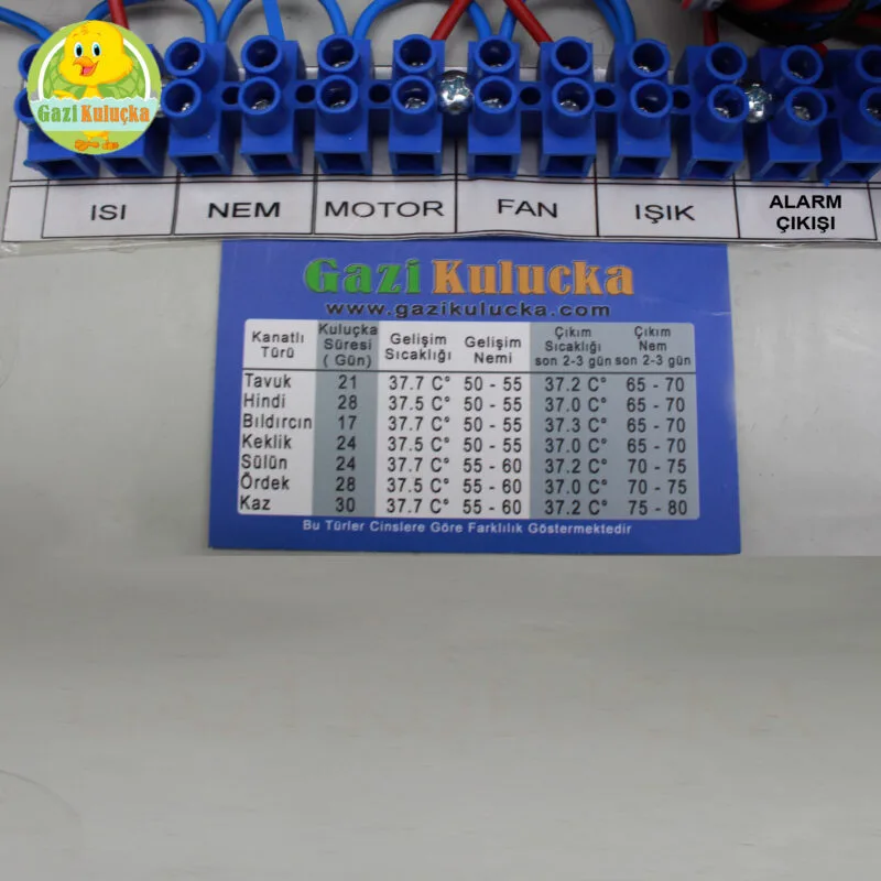 Emko 3722 Kurulu Düzülü Kontrol Kuluçka Beyni Hazır Ayarı Yapılı - Görsel 4