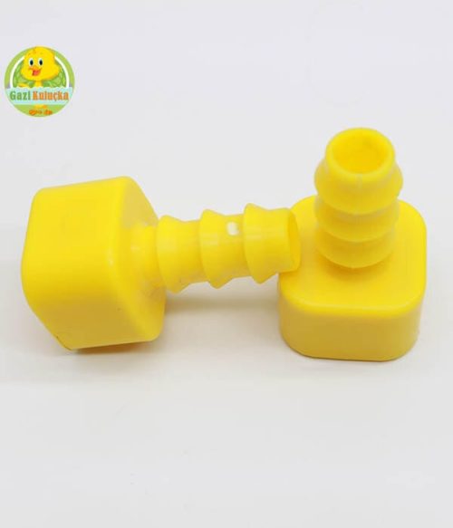 Kare Boru Girişi Düz 22 x 22 x 16 mm Su Hortumu Uyumlu