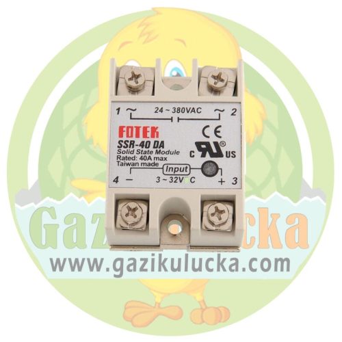 Alternative view of SSR-25DA Solid State Röle 25A 1. Seri Üretim Kaliteli Koruma Role