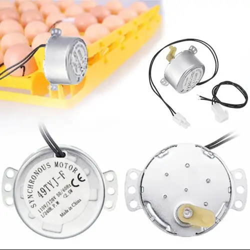 Otomatik Çevirme Motoru 220V 1/240rmp Saatlik Dönüş Sağlar - Görsel 2