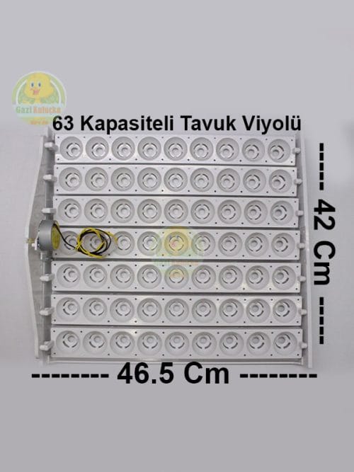 Alternative view of 63’Lük Otomatik Kuluçka Gelişim Viyolü 1/2.5 Rpm 4w Yavaş Motor