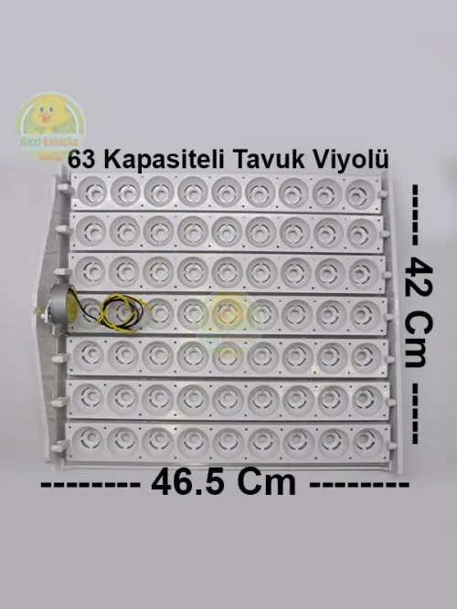 Alternative view of 63’Lük Otomatik Kuluçka Gelişim Viyolü 1/2.5 Rpm 4w Yavaş Motor
