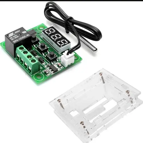 Dijital Isı Termostatı 12v Çalışır 220 v Kontrol Eder + Kutulu w1209