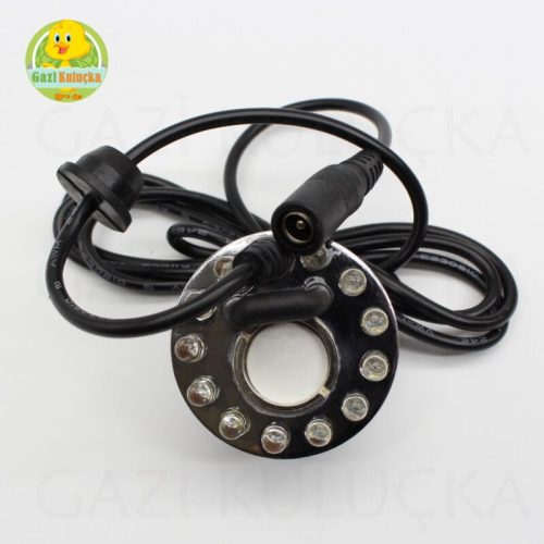 Alternative view of Kuluçka Makinesi Nem Nozülü Çok Ledli 24v Adaptörsüz Nemlendirme Cihazı
