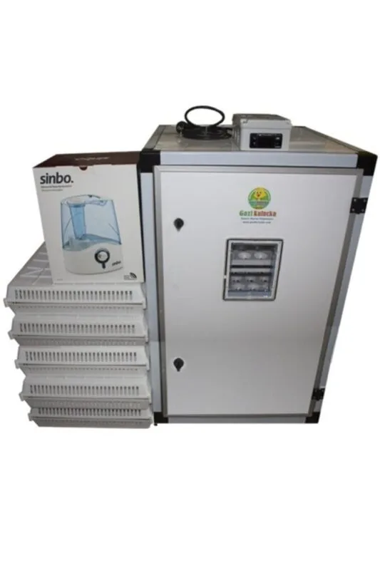 Full Otomatik Kuluçka Makinesi 378 Yumurta Kapasiteli + Sinbo Buhar Makinesi