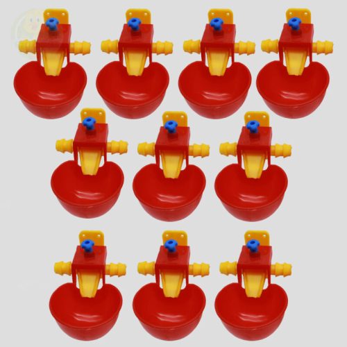 Otomatik Suluk Çanak Tavuk Civciv Güvercin Kümes Bahçe Kafes Suluğu 10 Adet