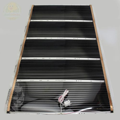 Karbon Isıtıcı Film 125x50 Cm Hazır Kablolu Fişli Kafes Kümes Akvaryum Balık Zemin Ayak Isıtma