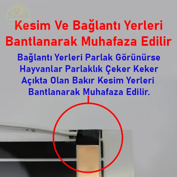 Karbon Isıtıcı Film 150x80 Cm Hazır Kablo Fişli Kafes Kümes Zemin Ayak Isıtıcı - Görsel 2
