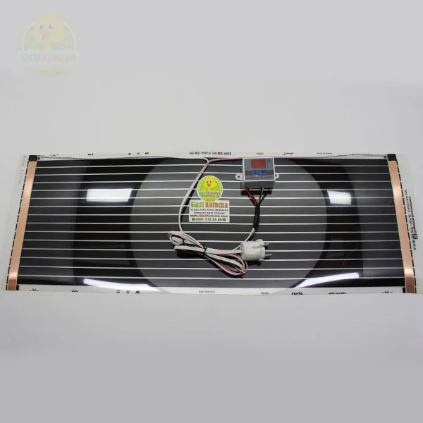 Karbon Isıtıcı Film 25x80 Cm Hazır Dijital Breeding Böcek Terra Otomatik Ayak Isıtıcı