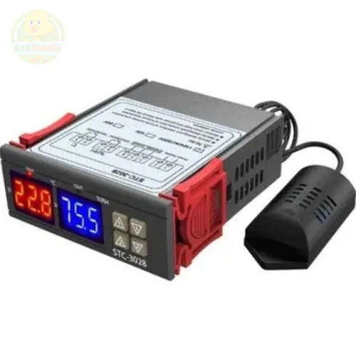 Dijital Sıcaklık Ve Nem Kontrol Cihazı Ac 220v Stc-3028 Termostat Kuluçka