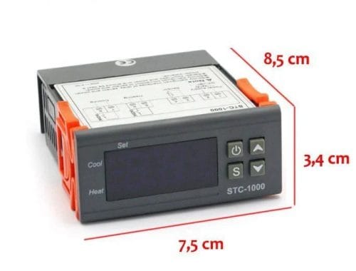 Alternative view of Dijital Kontrol Cihazı STC-1000 LCD Prob Termostat 220V