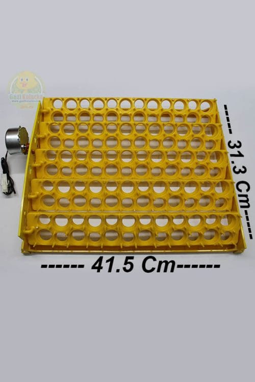 Alternative view of 120 Gözlü Bıldırcın Viyolü Motorlu Gelişim Tablası 1/240 rpm Saatlik Motor