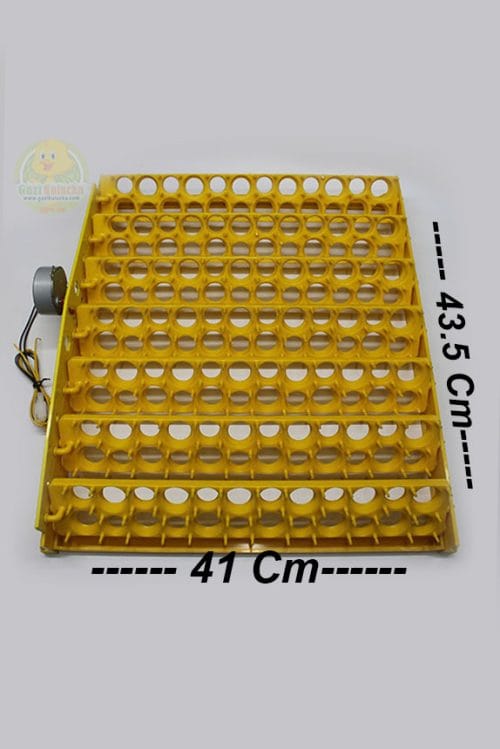 Alternative view of 168 Gözlü Bıldırcın Viyolü Motorlu Gelişim Tablası 2.5 rpm Normal Motor 38×49