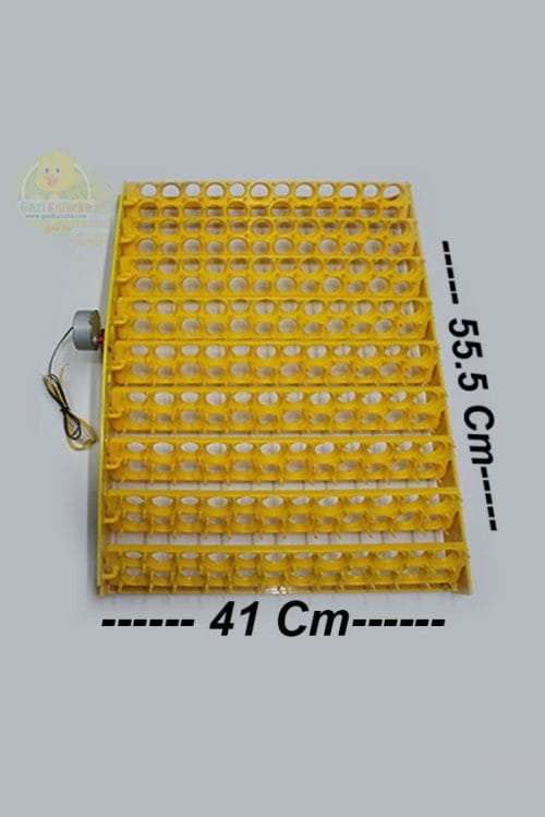 Alternative view of 216 Gözlü Bıldırcın Viyolü Motorlu Gelişim Tablası 2.5 rpm Normal Motor 38×55