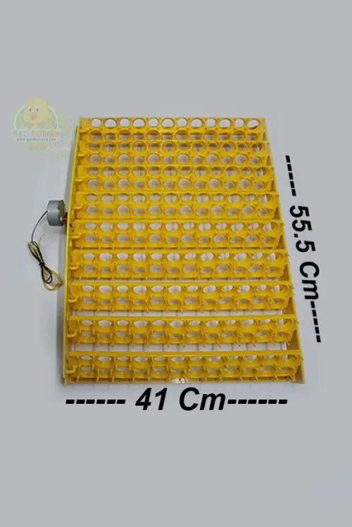 Alternative view of 216 Gözlü Bıldırcın Viyolü Motorlu Gelişim Tablası 2.5 rpm Normal Motor 38×55
