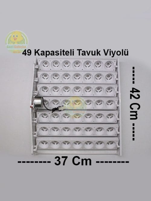 Alternative view of 49'lukTavuk Kuluçka Yumurta Gelişim Viyolü Otomatik ( 1/240 Rpm 4 Watt ) Saatlik Motor