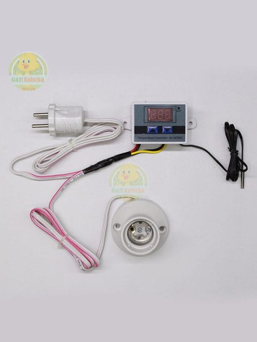 Dijital Termostat Kullanıma Hazır 1 Duvar Duy Kablolu Fişli Isı Kontrol Cihazı W3001