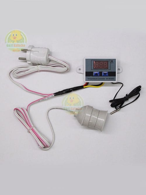 Dijital Termostat Kullanıma Hazır 1 Sarkan Kablolu Fişli Isı Kontrol Cihazı W3001