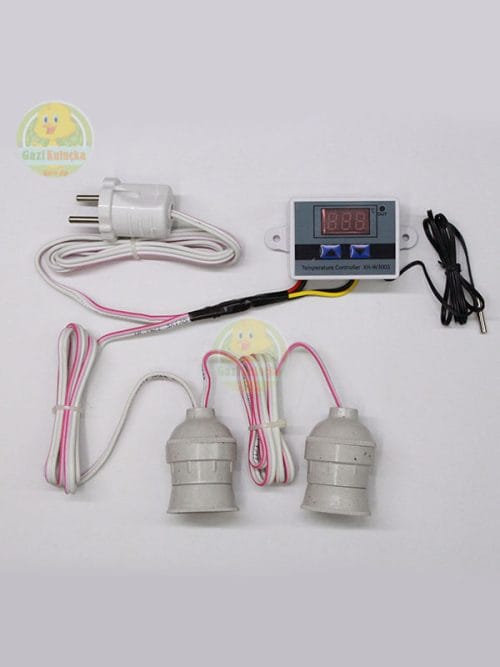 Dijital Termostat Kullanıma Hazır 2 Sarkan Kablolu Fişli Isı Kontrol Cihazı W3001