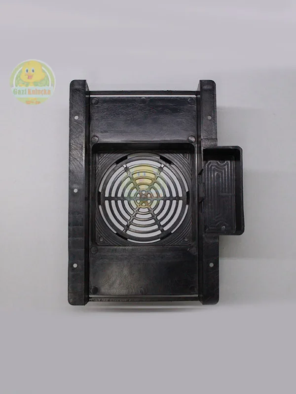Kuluçka Küçük Fan Kutusu Plastik Sert Isıyıa Dayanıklı 120mm Fan Uyumlu - Görsel 3