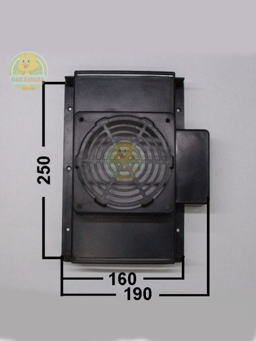 Alternative view of Kuluçka Küçük Fan Kutusu Plastik Sert Isıyıa Dayanıklı 120mm Fan Uyumlu