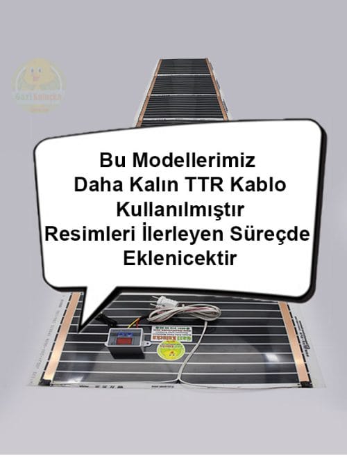 Sauna Kombi Petek Zemin Duvar Isıtıcı Hazır Isı Boyası 225x50 2m TTR Kablolu Fişli Otomatik Dijital Dış Mekan Isıtıcı