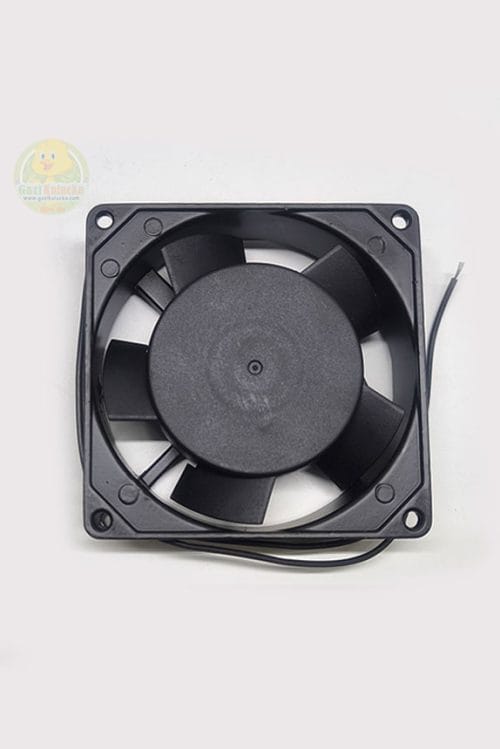 Tidar 92x92x25mm Kare Aksiyal Kuluçka Fanı Plastik Kanat 220V