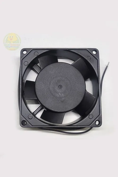 Tidar 92x92x25mm Kare Aksiyal Kuluçka Fanı Plastik Kanat 220V