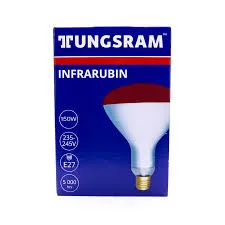 TUNGSRAM Infrared Ampul 150w E 27 Isıtıcı Ampül Hayvan Isıtma